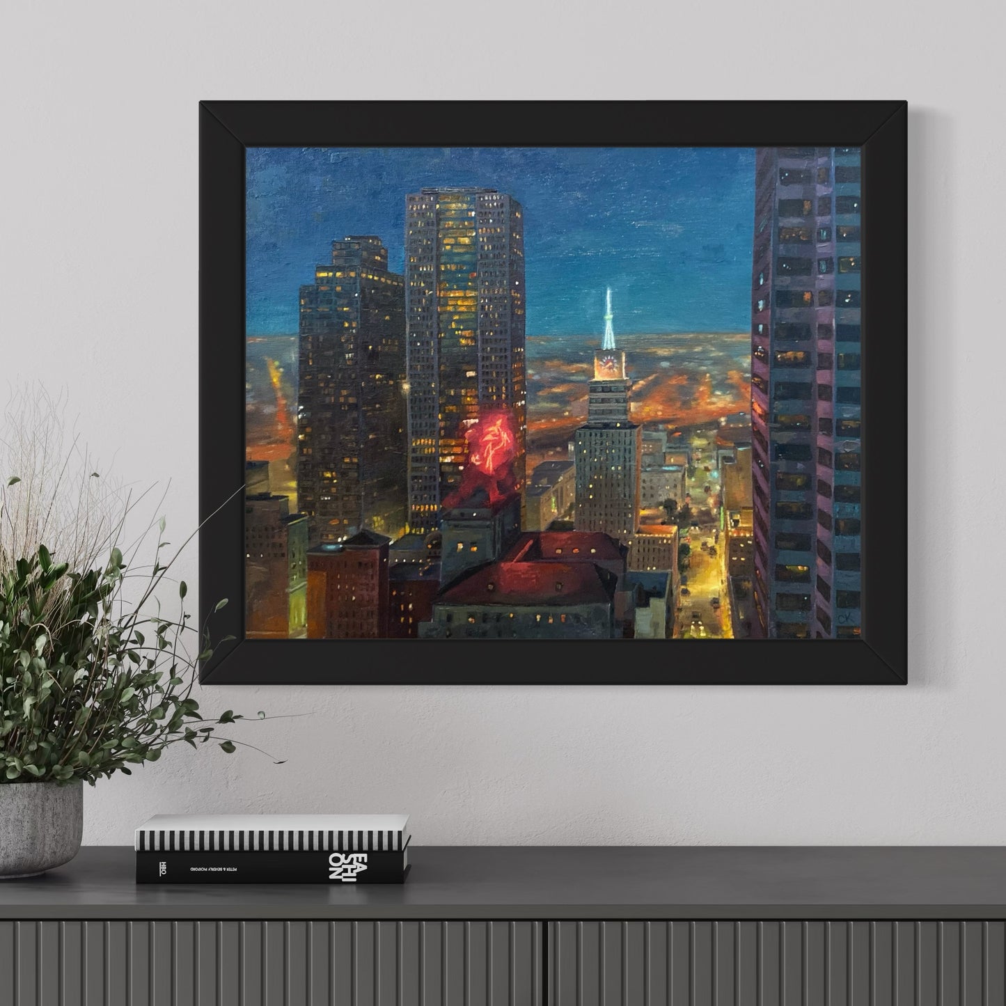 Original 16x20 Oil Painting "Lights of Pegasus"
