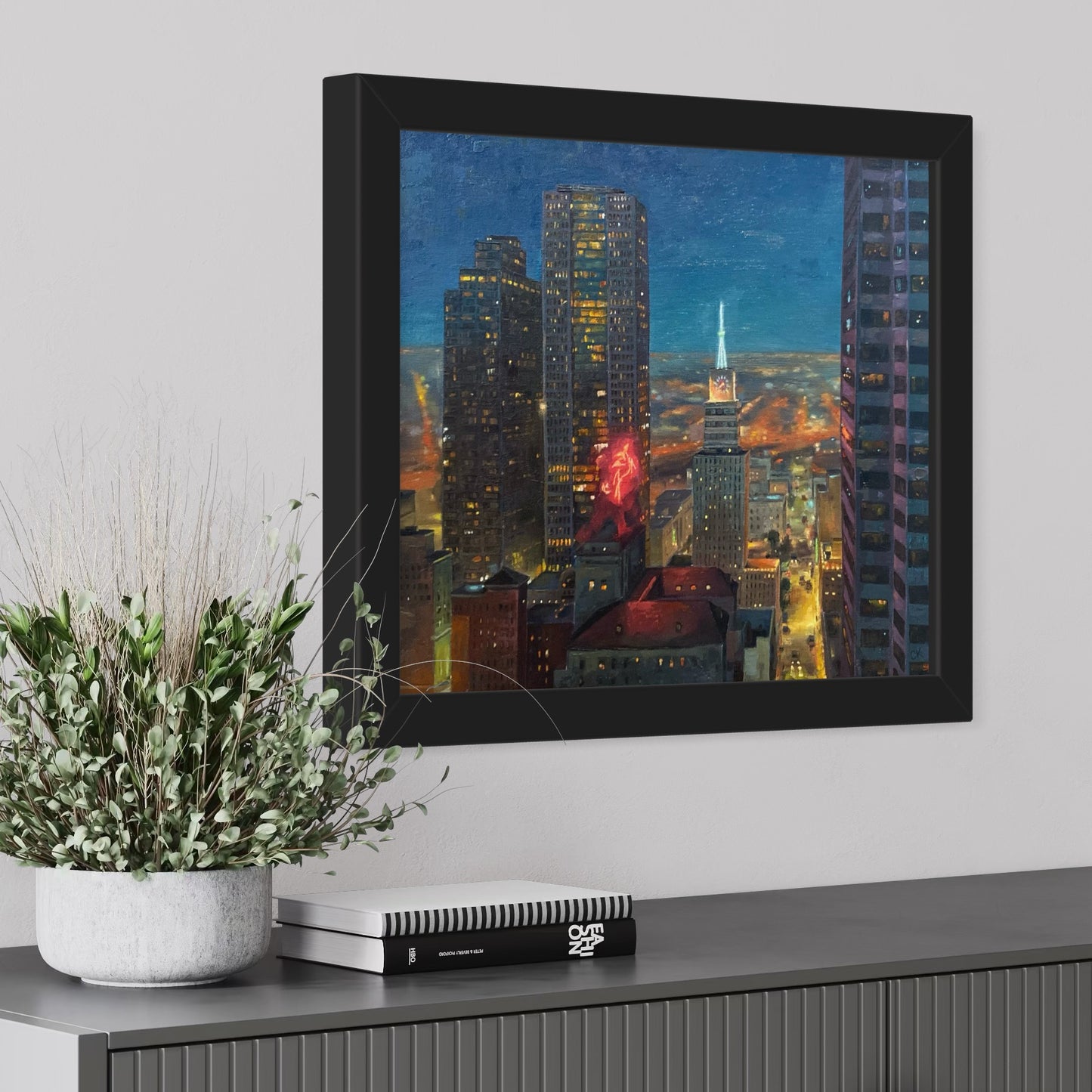 Original 16x20 Oil Painting "Lights of Pegasus"